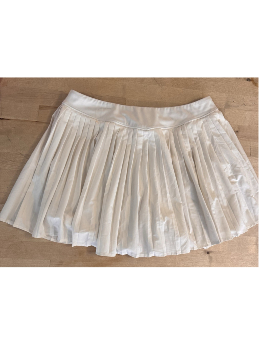 Bad Birdie Women’s Pleated White Golf Skirt Built In Shorts Size XL